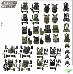 Valaverse Action Force Tactical Field Gear Tin Set No Figure