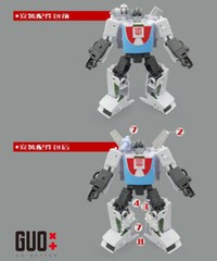 Go better studio GB-1002C upgrade kit for Legacy United Wheeljack,in stock