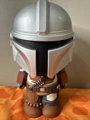 Star Wars The Mandalorian PVC Figural Cute Money Bank Coin Slot In The Back 2020