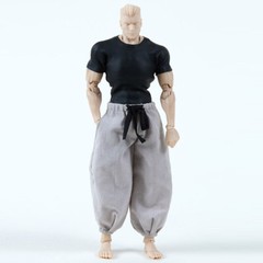 Jujutsu Kaisen Fushiguro Toji Shirt Pant Clothes For 1/12 Figure Body Outfit