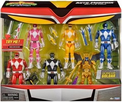 Mighty Morphin Power Rangers Re-Ignition – Auto-Morphin Battle 6 Pack (Metallic)