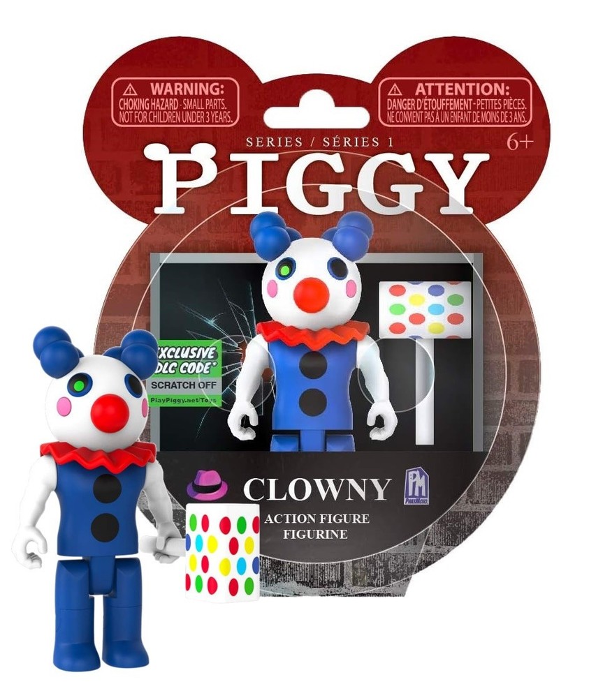 Piggy Clowny Action Figure 3in New in Package