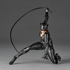 Premium Catwoman Action Figure Revoltech Style Collectible Display Model