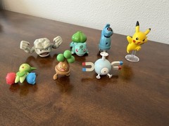 Lot of 8 Jazwares Pokemon Figures Pikachu Chimchar Sneasel Squirtle Charmander