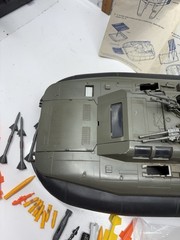Vintage 1984 GI Joe Killer WHALE Hovercraft Vehicle 99% Complete w/ Manual