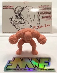 LUKE WELCH SCULPTURE RARE MWF EL LOBO LOCO MINI FLESH COLOR RESIN MUSCLE FIGURE