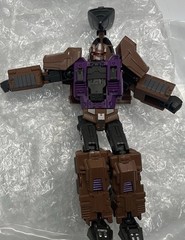 Transforming Toy Brown & Purple #5 TRANSFORMER Like Warbotron Air Burst Figure
