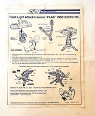 GI Joe ARAH Series 1 1982 FLAK & Series 1.5 1082-83 Rock ‘N Roll v1.5
