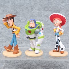 7Pcs Toy Story 4 Figure Toys Character Woody Buzz Lightyear Jessie Kids Gift Set