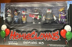 “HOMIECLOWNS” SERIES 3, 2″ FIGURES SET OF 6 PCS BY HOMIES 20453 BX