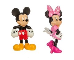 Mickey Mouse Minnie Playset 6 Figure Cake Topper * USA SELLER* Toy Doll Set