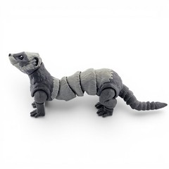 5 PCS Articulated Ferret Bandit Toy 8″ USA Made, Pick-A-Color