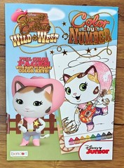 NEW Sheriff Callie Wild West 48-Page Color by Number Coloring Book Color Guide