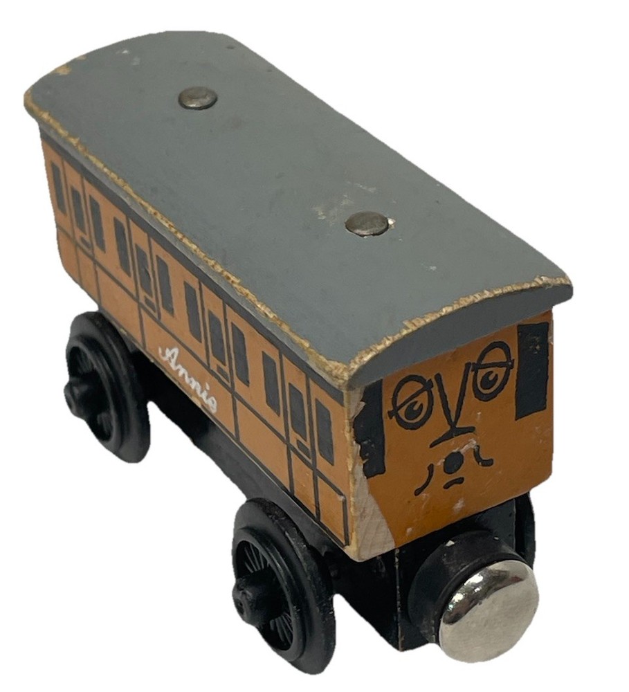 Vtg FIRST EDITION ANNIE Staples Wood Thomas & Friends Wooden Railway Train RARE