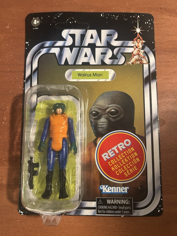 Star Wars Retro Hasbro Kenner Collection Walrus Man Figure Target Exclusive