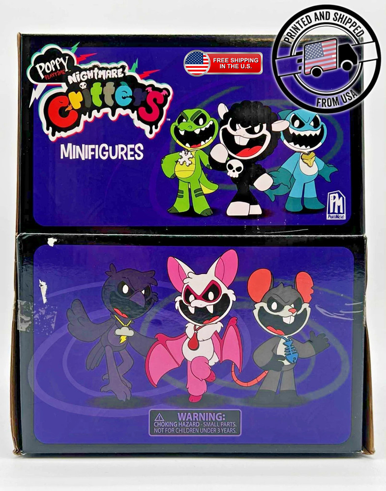 Poppy Playtime Nightmare Critters Series 4 Mini Figure Blind 24 Per [Sealed Box]