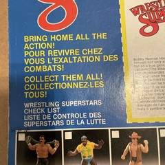 WWF LJN wrestling superstars Bobby “the brain” Heenan wrestling figure W/Poster