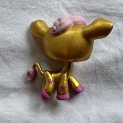 Littlest Pet Shop Authentic NO# Golden Ox/Chinese New Year Exclusive Cow RARE