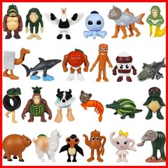 Mushplushies 24PCS 1.8″ Brainrot Action Figure Tralalero Tralala Tung Tung