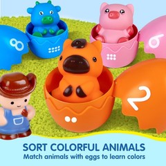 Toddler Learning Toys for 1 2 3 Years Old, Count Matching & Sorting Montessor…