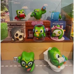 Miniso Duolingo Study Anytime Anywhere Series Mini Figure Collectible Model