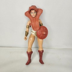 Vintage 1982 He-man MOTU TEELA Lady SHIELD, Snake Armor Masters Of The Universe