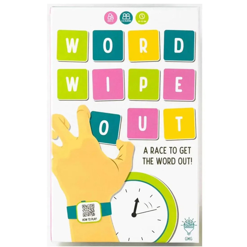 Word Wipeout – Party Word Card Game for Family, Adults, and Children (3-6 Playe