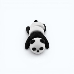Lot 20 Articulated Panda Toy Mini 3D Printed Bear Fidget Desk Pet Animal – 2.2″