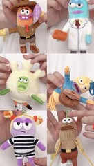 Authentic Bikini Bottom Buddies Series 2 Blind Box Plush Keychain Figures Toy