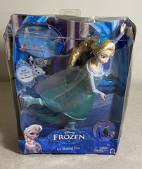 Disney FROZEN Toy Doll, Ice Skating ELSA Mattel 2014, NEW, Box Damaged Ages 4+