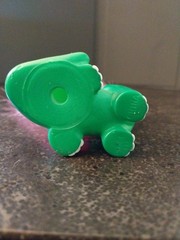 Lot Of 2-Land Of The Trolls-Troll O Saurus+Green Dinosaur