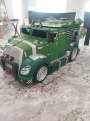 2002 Teenage Mutant Ninja Turtles Action Figure Battle Shell Armored Van & Xtra