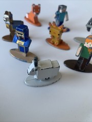 Minecraft Nano Metal Figures Jada Toys Metal Die Cast Mini figures Lot of 8