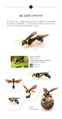 The Diversity of Life on Earth Potter Wasp Action Figure Bandai Capsule Toy
