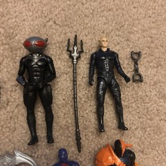 DC 4 Inch Loose Figure Lot Spinmaster Mattel Atom Manta Superman Gold Bane 25LO