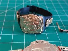 AEW Accessory Lot TNT Champ Belt 1/12 Sunglasses