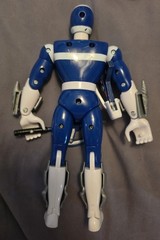 1998 Power Rangers In Space 8″ Red, Blue, Silver Astro Armor (READ DESCRIPTION)