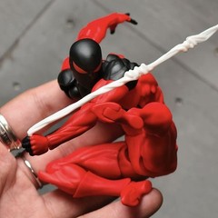 Mess Toys Scarlet Neighbor Kaine Parker Spider-Man 1/12 Action Figure US STOCK