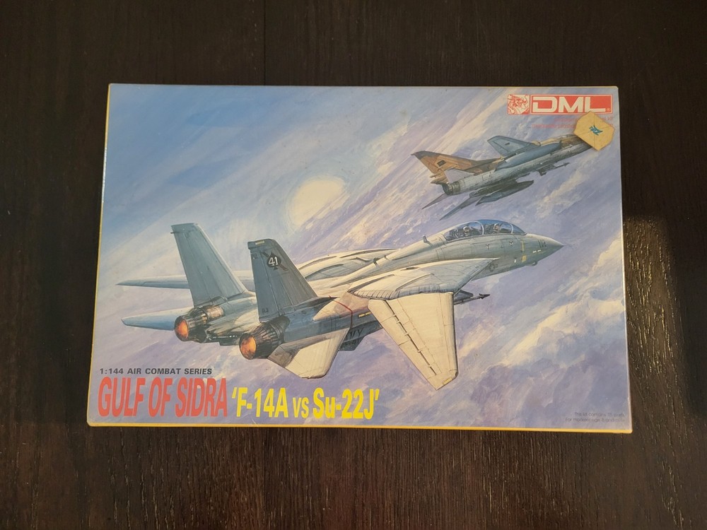 Gulf of Sidra F-14A vs Su-22J 1:144 DML Model Kit MIB NEW Sealed