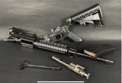 1:2 High Precision M4A1 Carbine Black Eject Metal Super Rare A+ Machine Gun Toy