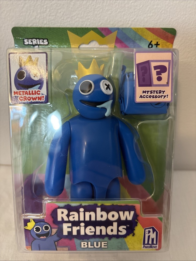 Phat Mojo Rainbow Friends Blue Figure Metallic Crown