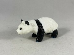 Realistic Black and White PANDA BEAR Plastic Toy Figurine, 2″ Long