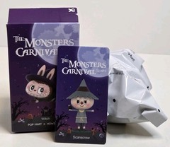 POP MART x HOW2WORK The Monsters Carnival Series SCARECROW 🐦‍⬛🎃 PVC Figure NEW
