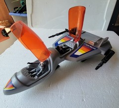 Vintage 1980s Laser Force Vehicle Lot Space Plane & Assault Vehicle Land Cruiser