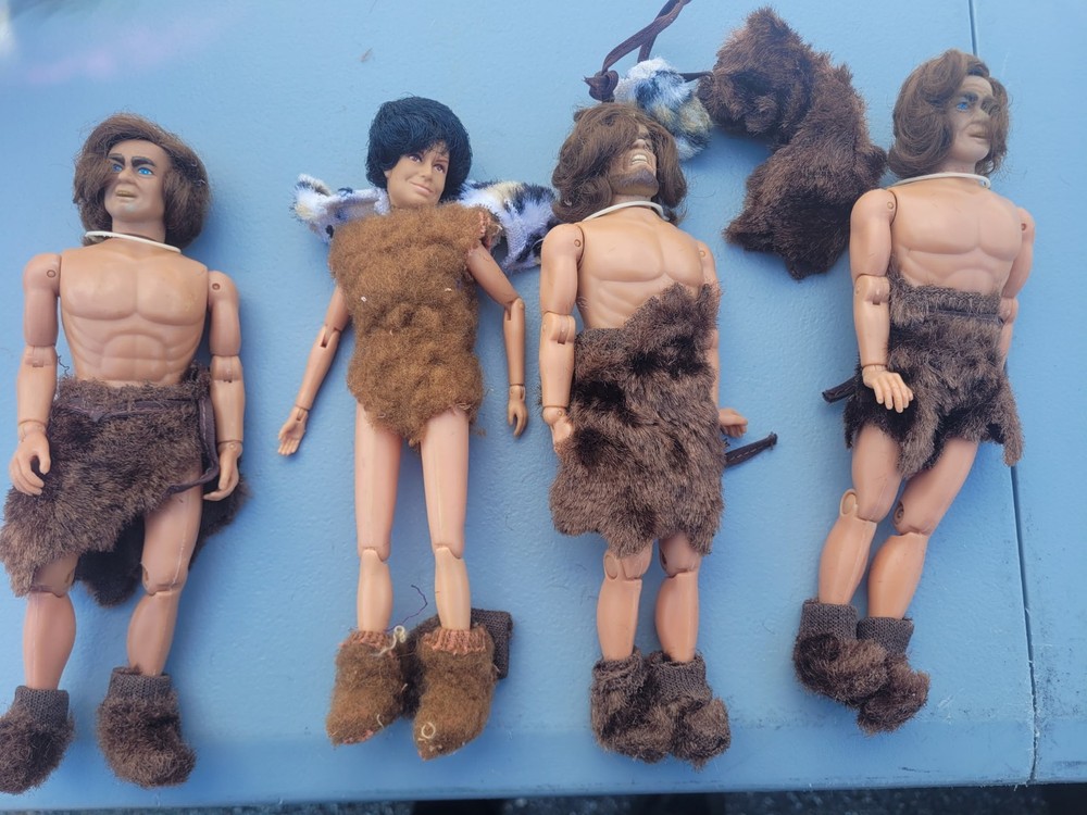 Rare Mego 10 000 B.C Family Figure Lot
