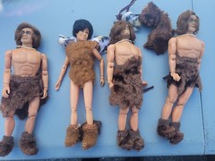 Rare Mego 10 000 B.C Family Figure Lot
