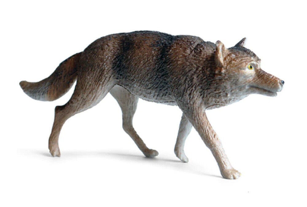 10.5cm Wolf PVC Toy Wild Animal Figure Doll Kids Gift