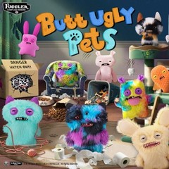 Genuine Fuggler Funny Ugly Monster 9″ Plush Butt Ugly Pets Alley Cats etc.