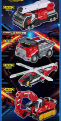 NEW Metal Cardbot S Flame Nova FLAMENOVA Fire Car Transformer Robot/korea