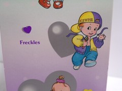 Freckles – 1993 Kewpie Secret Hearts 8” Poseable Doll by Rose Art – 012624JET